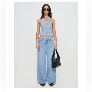 Princess Polly Pearlisle Low Rise Baggy Jeans